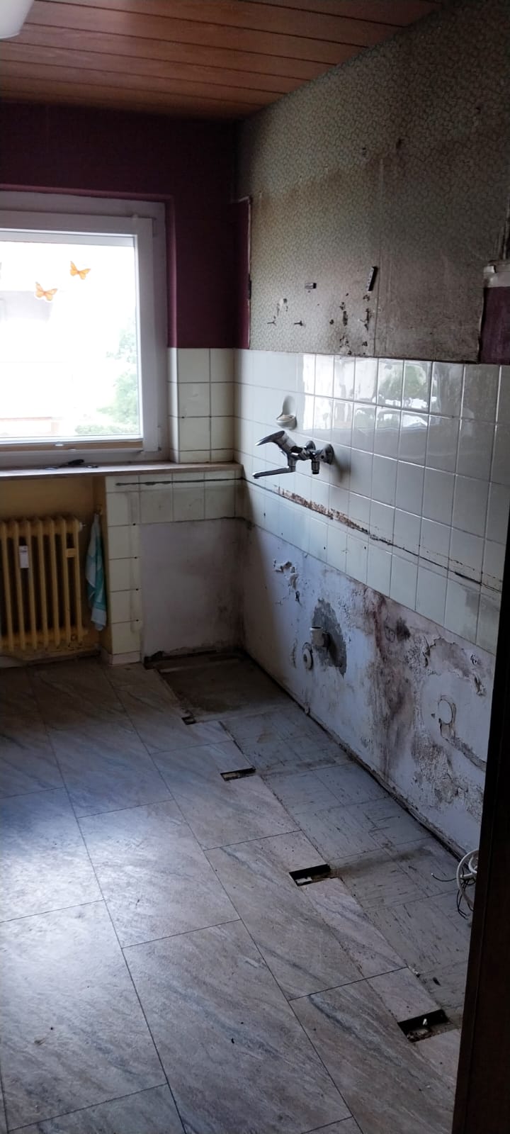 Besenreine und komplett geräumte Wohnung nach einer Haushaltsauflösung durch Schimmelpfennig in Stuttgart